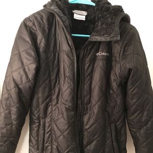 Columbia Quilted Hooded Coat